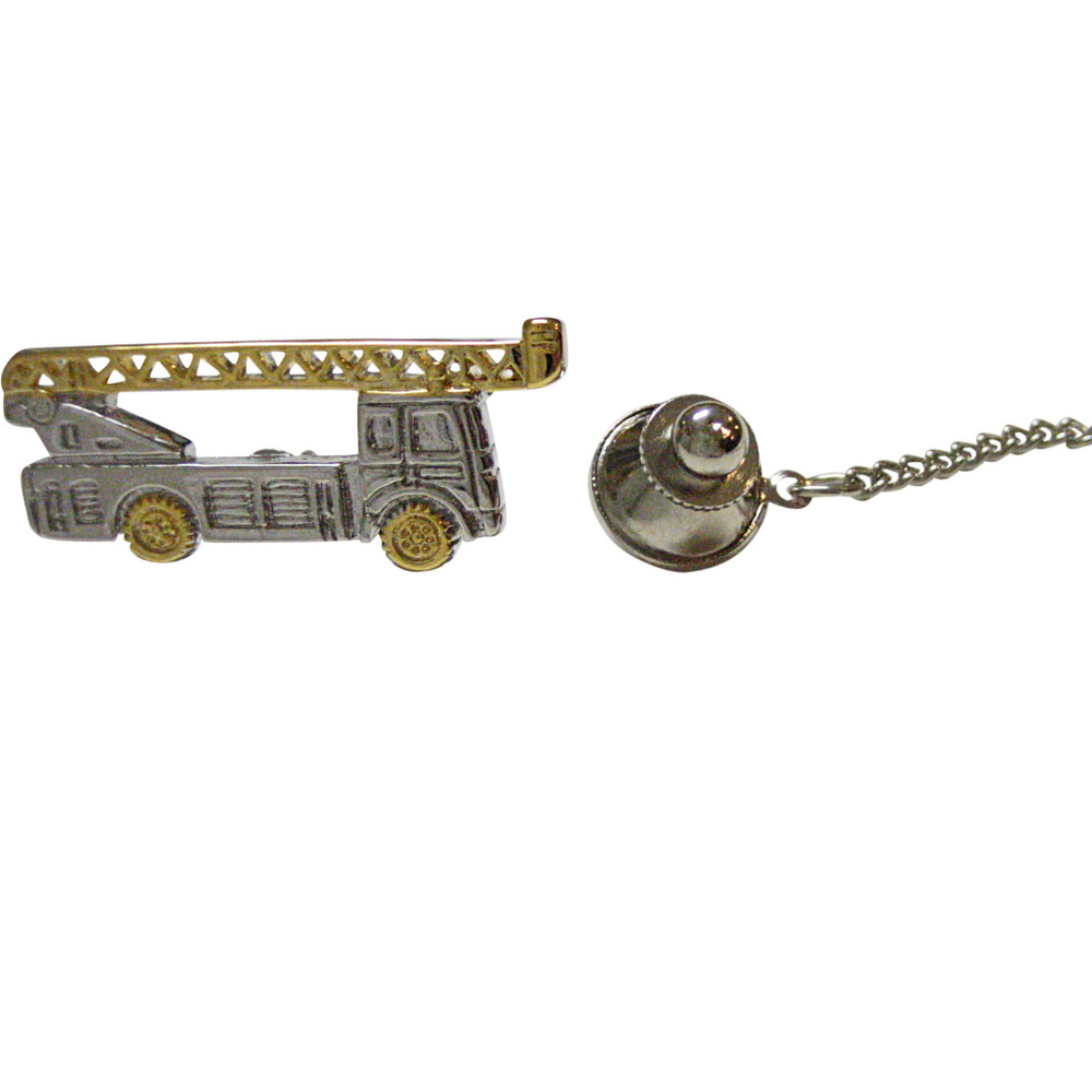 Construction Crane Truck Tie Tack